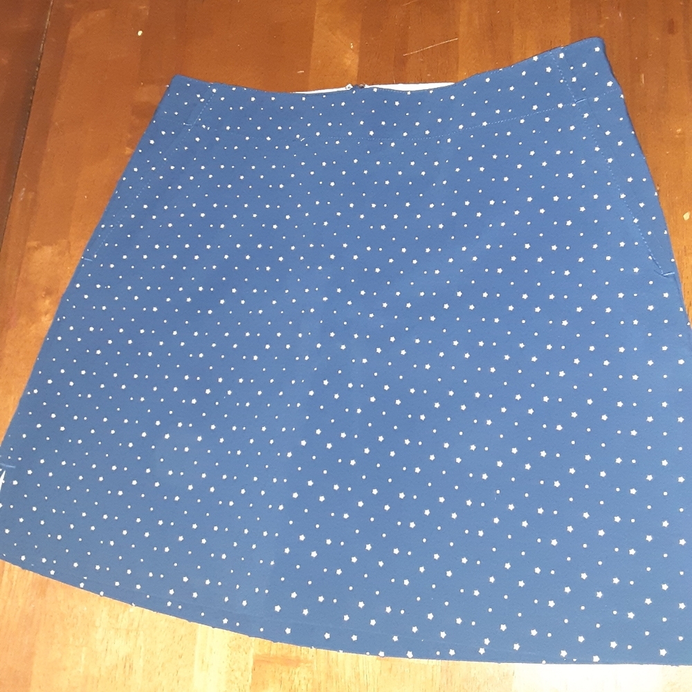 Lady Hagen Blue Star Golf Skirt Sz 4